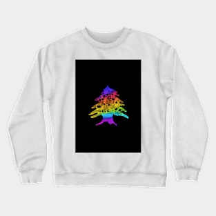 Cedar rainbow lebanon Crewneck Sweatshirt